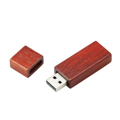 Rectangle Walnut Wooden Flash USB Stick 1TB 1000GB Environmental