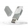 Crystal Transparent Flash Disk Drive 2GB USB Genuine Capacity