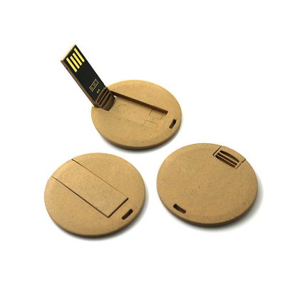 Degradable Card USB Memory Stick 2GB CMYK Custom Printed