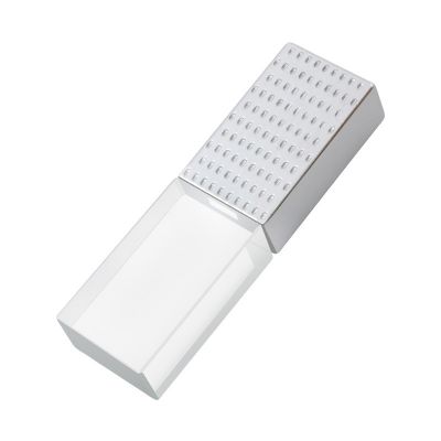 Rectangle Transparent Crystal 16GB Bulk USB Drives LED Lighting