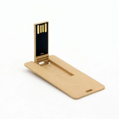 Wheat Straw USB Pen Drive 16GB Credit Card U Disc