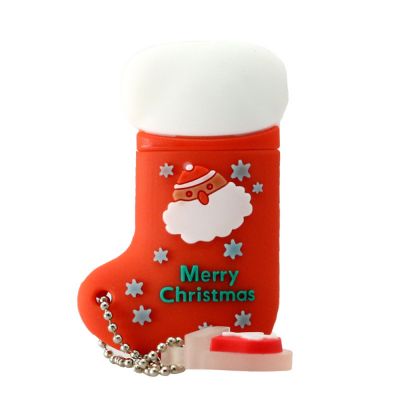 Christmas Stocking Design Custom USB Flash Drive New Year Gadget