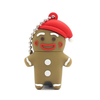 Cute Gingerbread Wholesale USB Flash Drive for Kids Gift