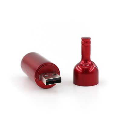 China Factory Best Buy USB Flash Drive Wine Bottle Shape