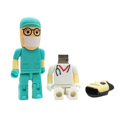 Doctor Robot USB Flash Drive Logo Custom Design from China