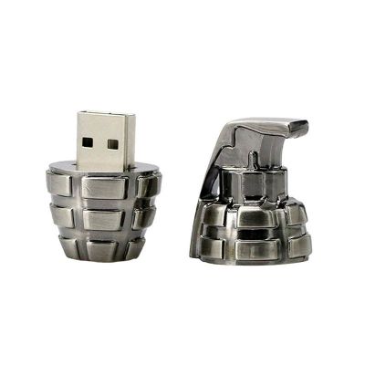 Manufacturer Best USB Flash Drive Metal Hand Grenade Design