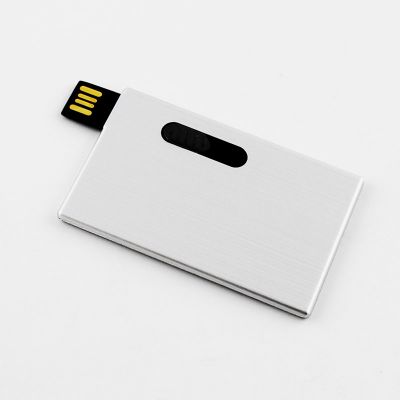 Metal Credit Card USB Memory 64GB Color Printing Factory Price