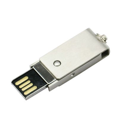 Utility Keychain Metal Mini Swivel USB Flash Disk Memory Stick