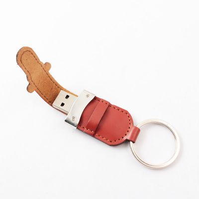 Key Chain Leather 512MB USB Flash Drive for Sale