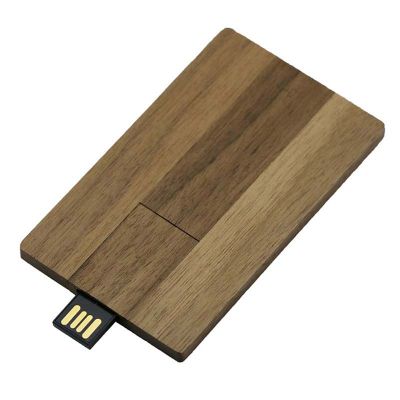 Wooden Business Card USB Flash Drive Sizes 256 GB