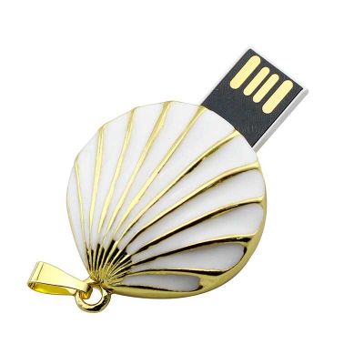 Seashell Necklace USB Promotional Flash Drives 1GB Stylish Gift