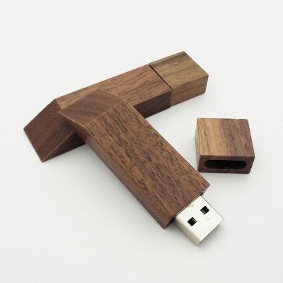 Custom Wooden USB Flash Disk 1TB Environmentally Friendly