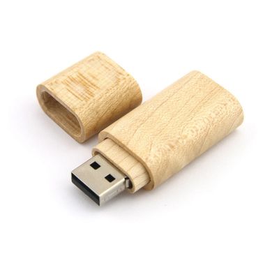 Natural Wooden USB 512 GB Pen Drive with Gift Box