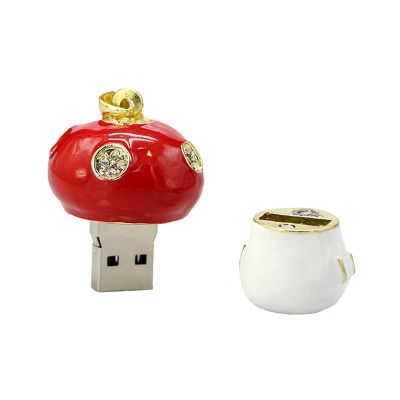 Mushroom Small USB Flash Drive Lovers Gifts Memory Stick Pendrive