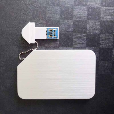 Custom Printed USB Flash Drive 4GB Metal Credit Card