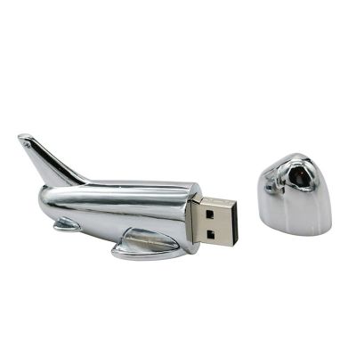 Metal Airplane 64G USB Stick for Airline Promotions Gift